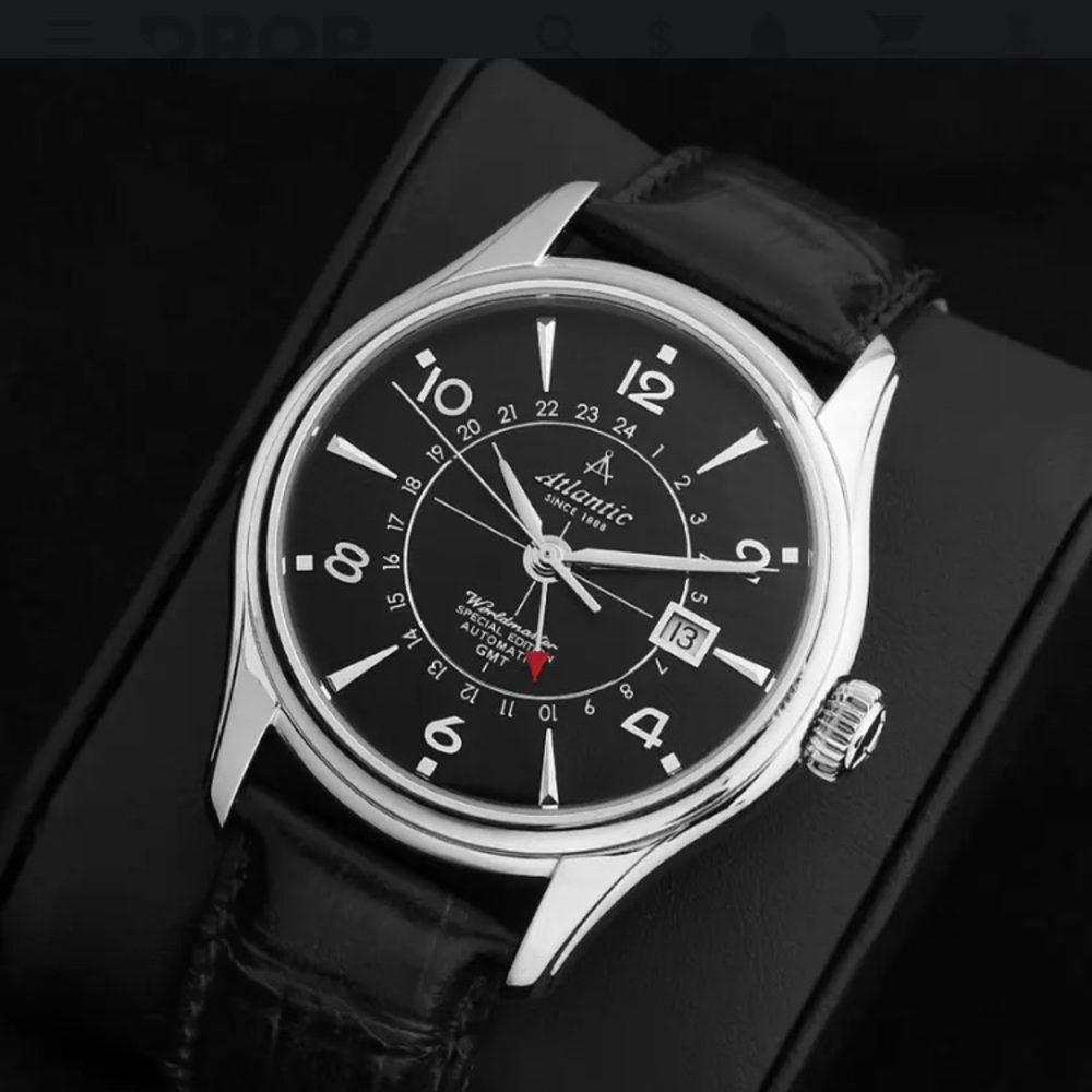 ATLANTIC WORLDMASTER 1888 GMT WATCH